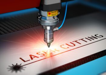 Laser cutting to produce objects