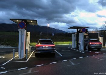 electric car charging station