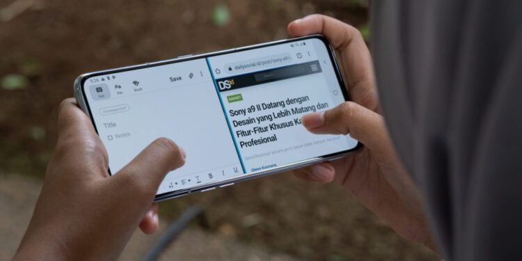 how to split screen on Android